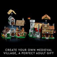 LEG Icons Medieval Town Square Building Set for Adults - Thumbnail 4