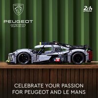 LEG Technic Peugeot 9X8 24H Le Mans Hybrid Hypercar 42156 Collectible Race Car Building Kit - Thumbnail 4