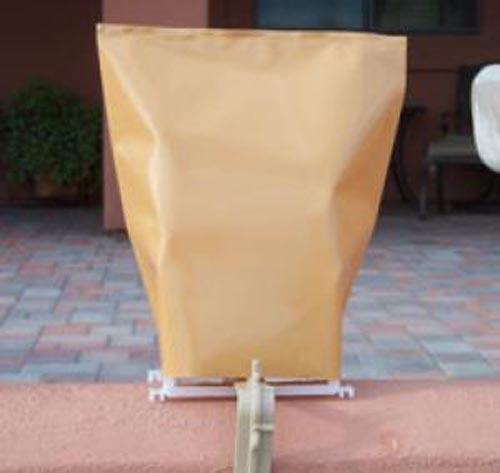 Classic CHRISTMAS Electric Luminary Replacement Sleeves BROWN, WHITE SOLID & DIECUT only By Rc Lightstyle - Outdoor Luminaria 