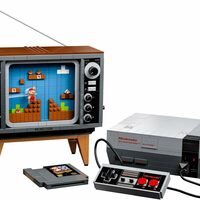 LEG Super Mario Nintendo Entertainment System 71374 Gameplay Building Set, - Thumbnail 1