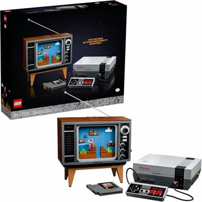 Leg super mario nintendo entertainment system 71374 gameplay building set,