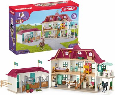 Schleich Horse Club - Lakeside Country House and Stable Horse Play Set, 