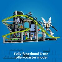 LEG City Robot World Roller Coaster Building Set - Kids Engineering Toy with Posable - Thumbnail 2