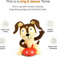 Toniebox 2 Audio Player Starter Set for Kids 1+ with Playtime Puppy - Cloud Pink - Thumbnail 1