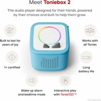 Toniebox 2 Audio Player Starter Set for Kids 1+ with Playtime Puppy - Sky Blue - Thumbnail 1