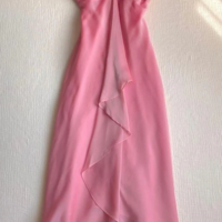 A Line Pink Sheath Long Mother Of The Bridal Dress Prom Dresses Sweet Party Dress - Thumbnail 3