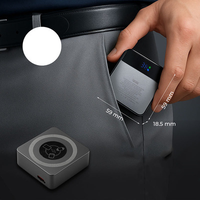 5000mah portable power bank with magnetic for phone icd02