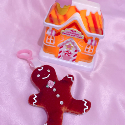 Gingerbread bag charm