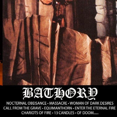 Bathory "under the sign of the black mark" tape - Thumbnail 5