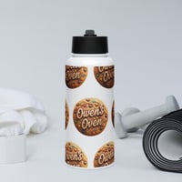 Stainless steel water bottle with a straw lid - Thumbnail 3