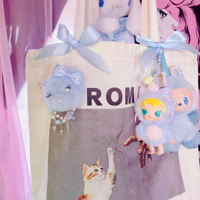 Baby bones teddy hair clip & pin