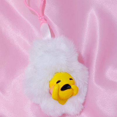 Eggsistential crisis bag charm