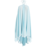 Sexy O-neck halter top loose short dress for women. - Thumbnail 2