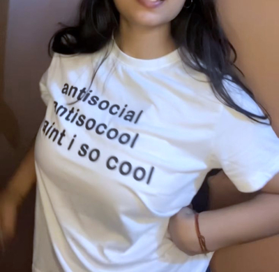 Free Shipping-ANTISOCIAL TEE