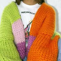 VIBRANT RAINBOW CARDIGAN - Thumbnail 1