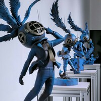 Bronze Sculpture by Sank Toys "Dancing alone Blues" - Thumbnail 8
