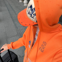 "I WANT TO SEE THE WHOLE WORLD" ZIP UP HOODIE - Thumbnail 4