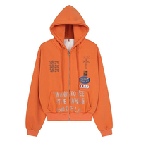 "I WANT TO SEE THE WHOLE WORLD" ZIP UP HOODIE - Thumbnail 5