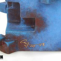 Bronze Sculpture by Sank Toys "Faded Away-Blues" - Thumbnail 8