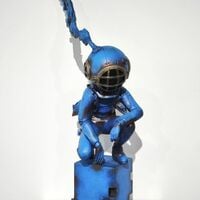 Bronze Sculpture by Sank Toys "Faded Away-Blues" - Thumbnail 7