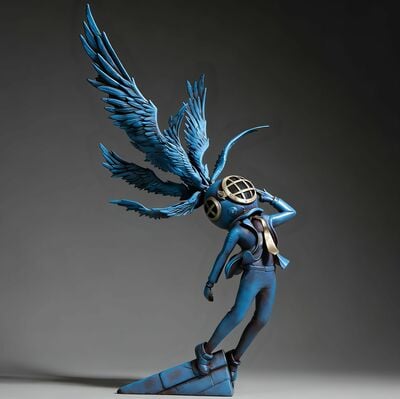 Bronze Sculpture by Sank Toys "Escape-Blues"