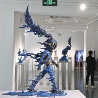 Bronze Sculpture by Sank Toys "Gone with the wind-Blues" - Thumbnail 9