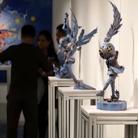 Bronze Sculpture by Sank Toys "Escape-Blues" - Thumbnail 1