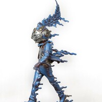 Bronze Sculpture by Sank Toys "In the Rain-Blues" - Thumbnail 4
