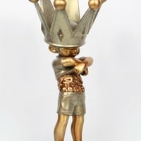 Bronze Sculpture by Sank Toys "The Boy-Cosmos" - Thumbnail 3