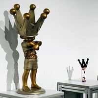 Bronze Sculpture by Sank Toys "The Boy-Cosmos" - Thumbnail 8