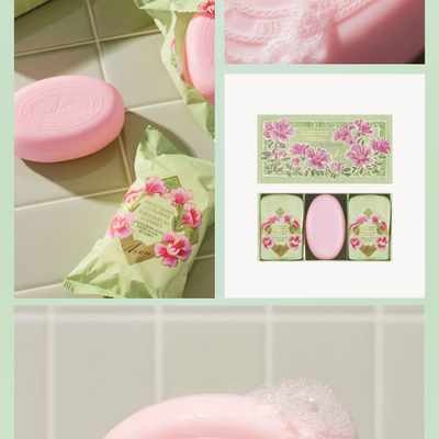 Avon nostalgia sweet berry & jasmine bar soap boxed set