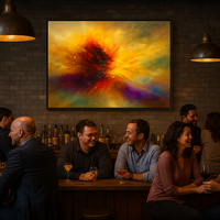 Cosmic Fireburst Abstract Explosion in Vivid Color - Thumbnail 2