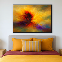Cosmic Fireburst Abstract Explosion in Vivid Color - Thumbnail 3