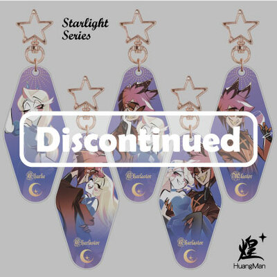 Hazbin hotel -starlight series (bonded acrylic keychain)
