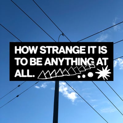 Sticker - how strange
