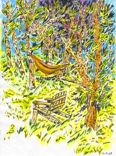 WAITING FOR GHOSTS (DRAWING)