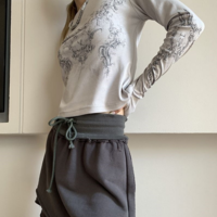 Y2K Totem Printed Long Sleeve T-shirt - Thumbnail 5