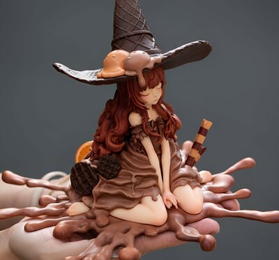 Bishoujo ArTToy by Weartdoing "Sleeping Beauty-Ice Cream Fairies-Chocolate"
