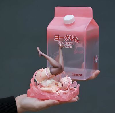 Bishoujo ArTToy by Weartdoing "Yoghurt Fairies-Strawberry Dreamscape"