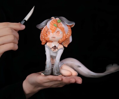 Bishoujo ArTToy by Weartdoing "Salmon Fairies-Silver" 
