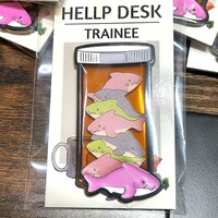Hellp Desk Enamel Pins (sold seperatley)  - Thumbnail 3