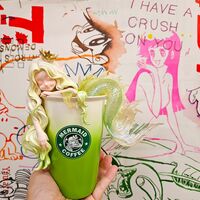 Bishoujo ArTToy by Weartdoing "Sleeping Beauty: Coffee Fairies-Latt" - Thumbnail 5