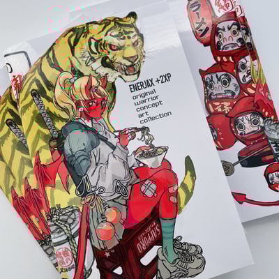 Enerjax: +2xp art booklet