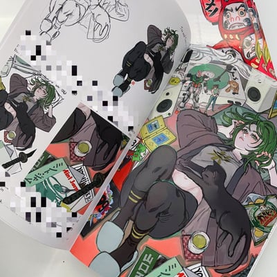 Enerjax: +2xp art booklet