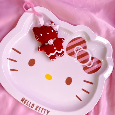 Gingerbread meow bag charm