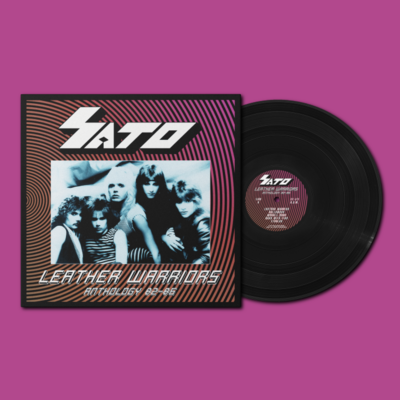 Sato - leather warriors: anthology 1982 - 1986 (black vinyl lp - only 150 copies!)