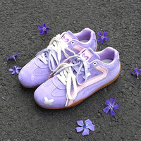 LAVENDER BUTTERFLY SNEAKERS - Thumbnail 1