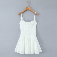 Sexy, fitted, sleeveless, strap dress/mini dress - Thumbnail 5