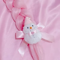 Snow Bow Hair Clip - Thumbnail 1