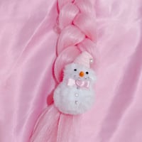 Snowman Hair Clip & Pin - Thumbnail 1
